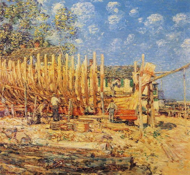 Childe Hassam Provincetown oil painting image